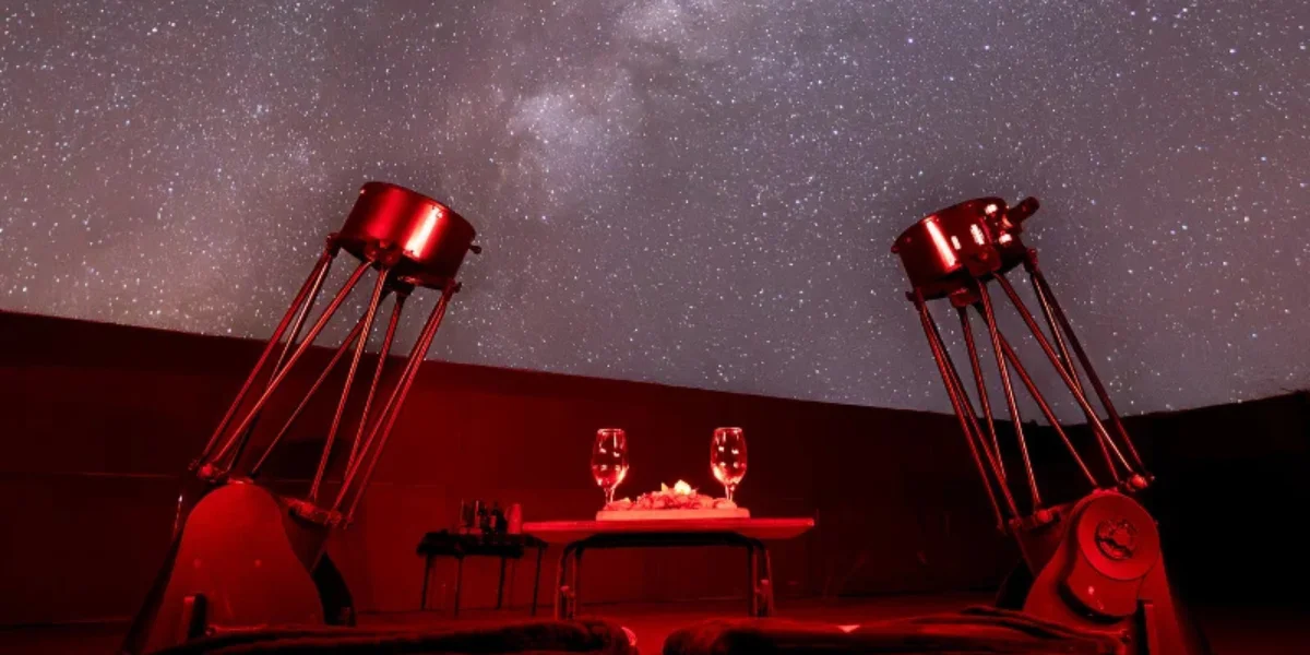 Observación astronómica en el desierto de Atacama